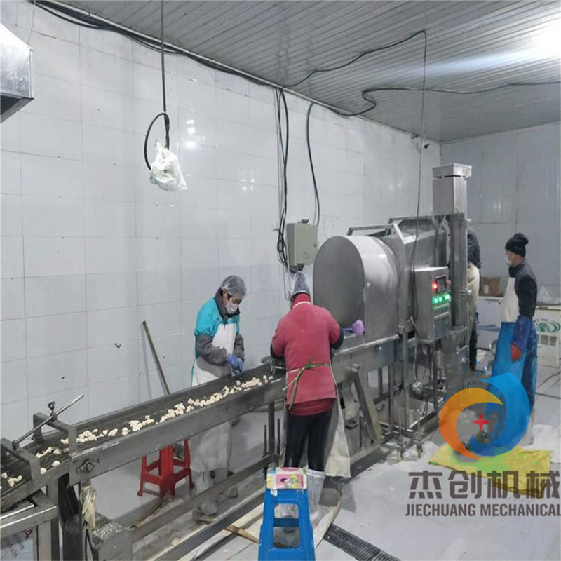 全自动滚筒裹粉机 鸡排上粉机器 一体化生产鸡排上粉油炸生产线