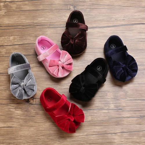 Spring, summer and autumn, 0-1 year old girl's shoes, soft sole, fashionable princess shoes, baby toddler shoes