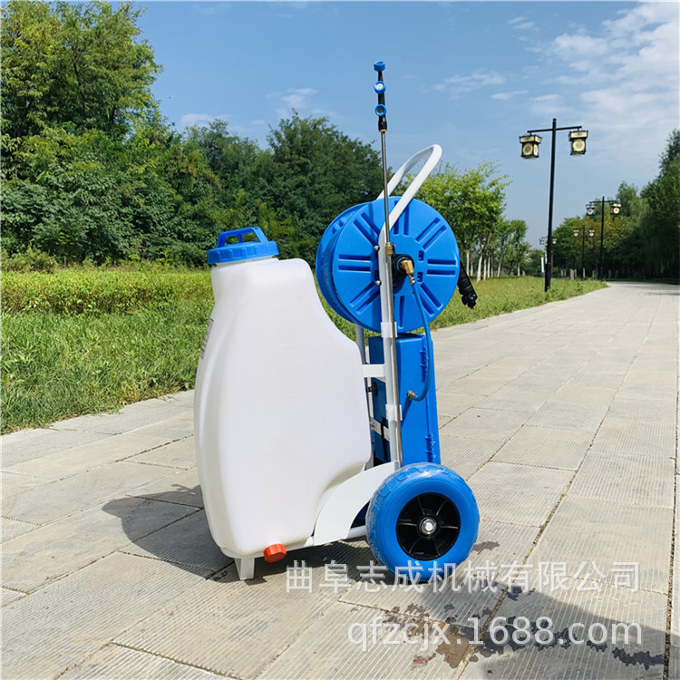 多功能推车式消毒机 鸡场鸭棚灭菌喷药机 充电式大棚喷雾器厂家