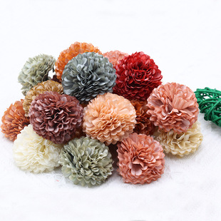 Imitation flower hydrangea head DIY handmade material straw hat flower accessories decoration wedding background decoration wholesale