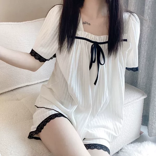 211# white lace square collar [high quality]