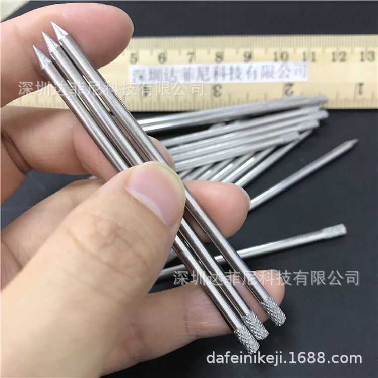 专供医疗金属 316不锈钢毛细管磨针尖 医美用微针 生物实验试样针