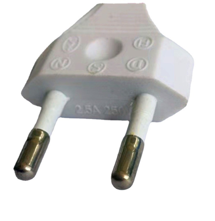 欧标白色八字尾1.2米0.2平方电源插头 净水器电源插头线 欧洲插头