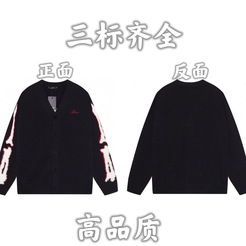 文字ジャカード総柄ロゴ入りラウンドネックニットウールセーター 男女兼用 カジュアルトップス 長袖 厚手 暖かい|undefined