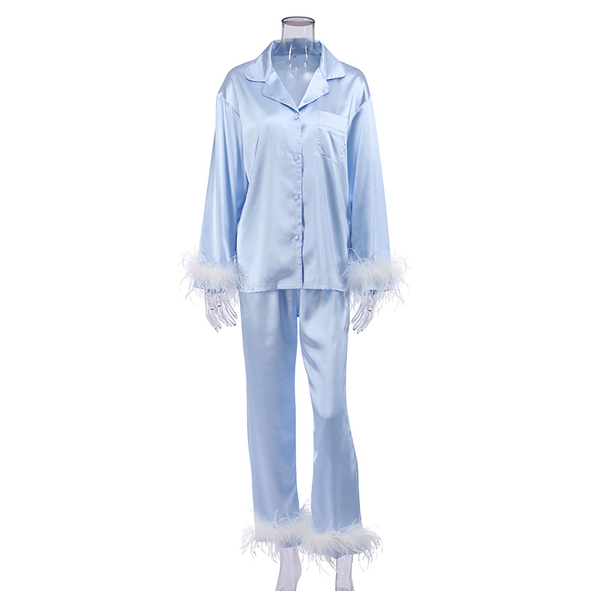 Solid Color Breastfeeding Breathable Pajamas display picture 13