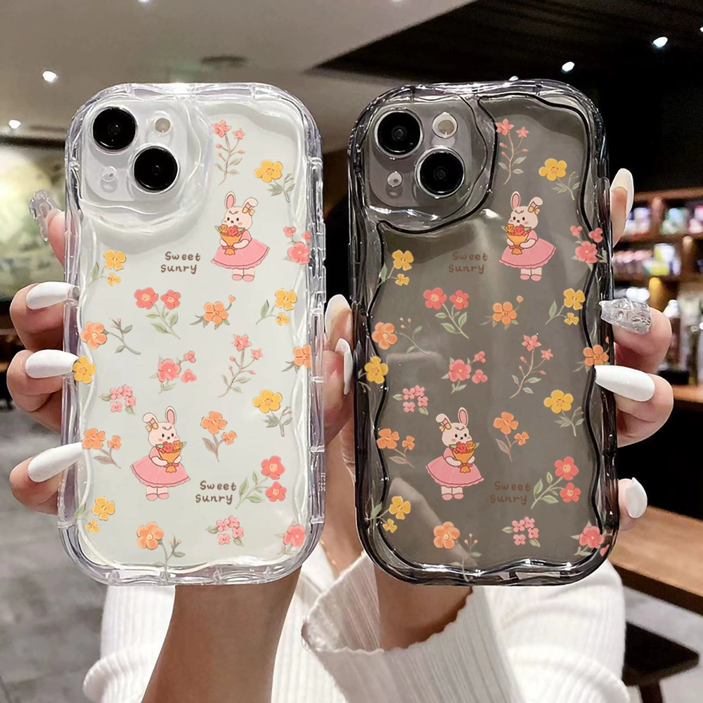 Apple, iPhone12, свежий совместимый кремовый чехол для телефона, с цветочным принтом, 12прот+макс