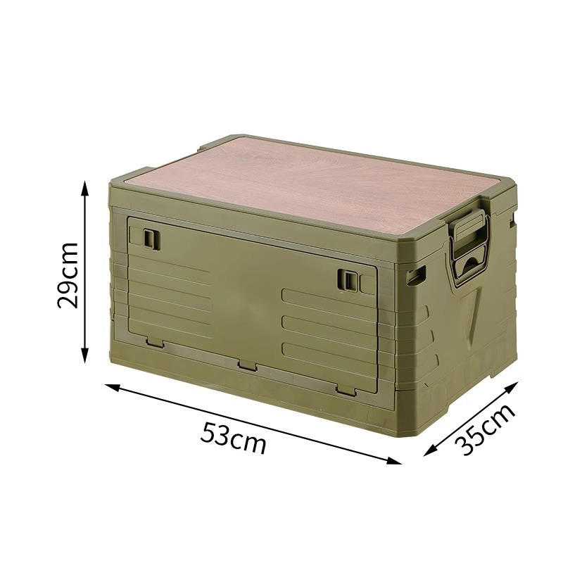 Caja de almacenamiento para acampar al aire libre Caja de almacenamiento plegable para acampar para un picnic