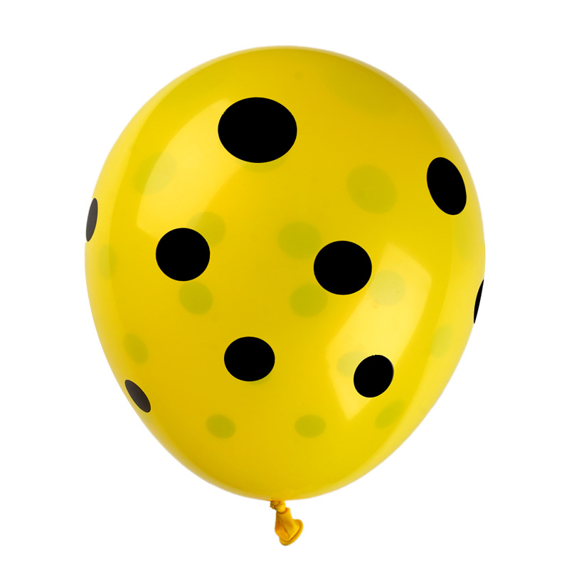 2,8G 12 pulgadas grueso color Polka Dot látex bola cumpleaños fiesta decoración diseño impresión Polka Dot Bola de látex