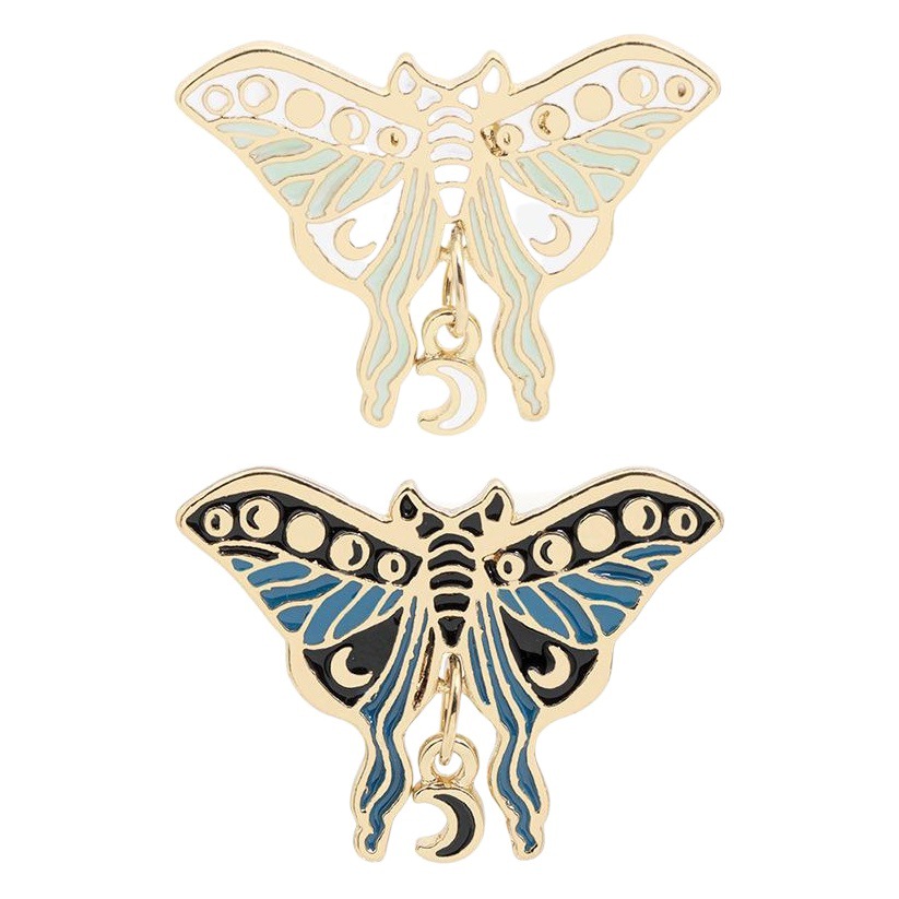 Estilo coreano de moda simple joyería goteo aleación aceite nube patrón mariposa broche ramillete accesorios Ventas Directas la fábrica