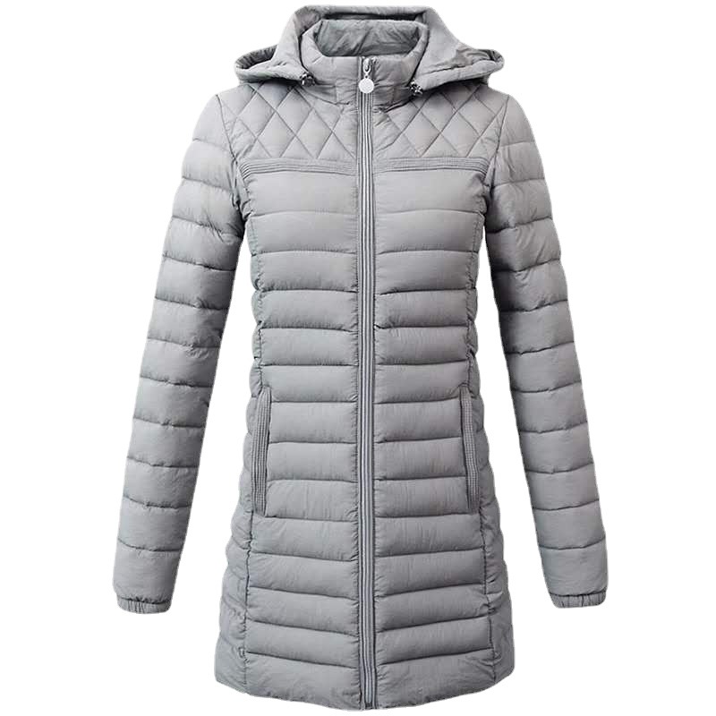 Chaqueta acolchada femenina invierno ligera