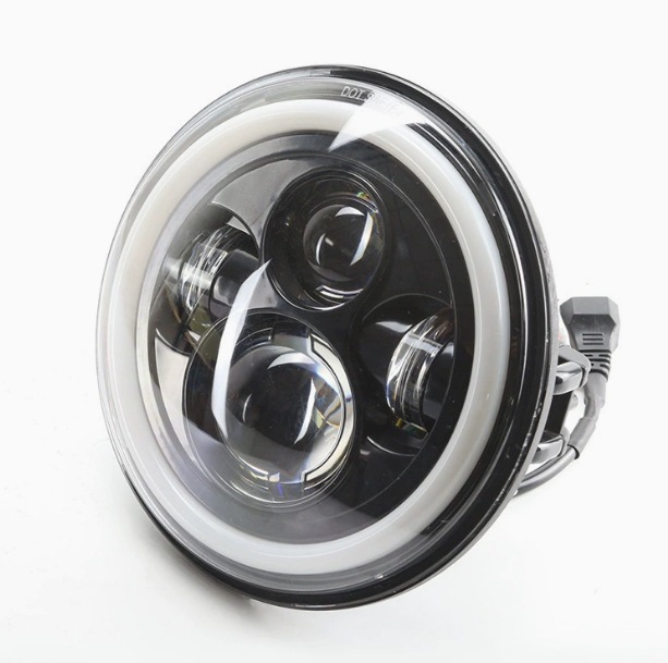 Automóvil LED auxiliar luz redonda 12W 4LED iluminación de trabajo lámpara transformada luz LED foco
