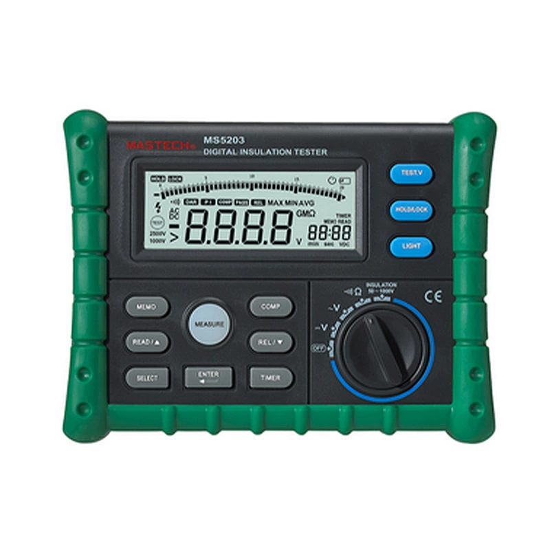 MASTECH Huai MS5203 цифровой изоляционный резистор 1000V мегерометр электрический электронный шейкер