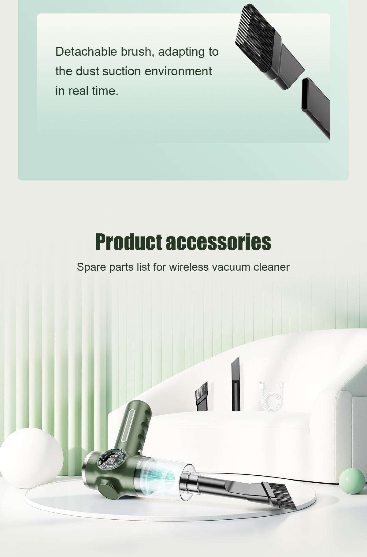 Cross-Border Special Supply Car Vacuum Cleaner Wireless Handheld Multi-Function Charging Powerful Vacuum Car Portable Small