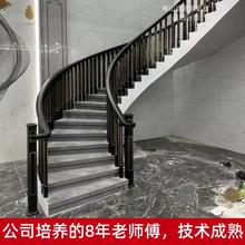 别墅楼梯扶手室内楼梯扶手护栏别墅铝合金楼梯扶手农村自建房家用