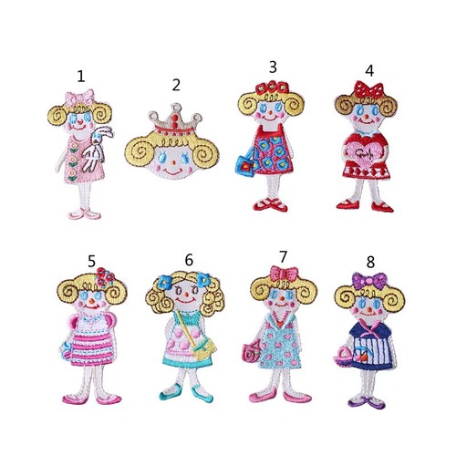 Yixiu embroidery cloth patch computer embroidery chapter cartoon villain handmade burnt edge clothing decoration repair patch patch cloth