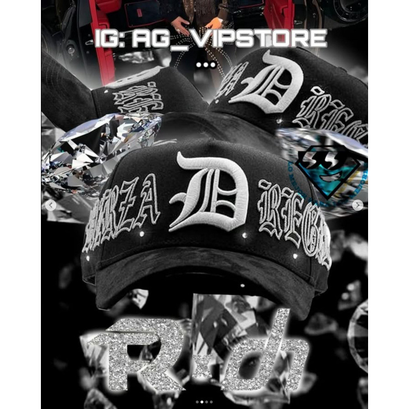 Tendencia transfronteriza hip hop Dandy Dandy sombrero con letras de diamante sombrero de pato doblado a lo largo del sombrero de béisbol image 44
