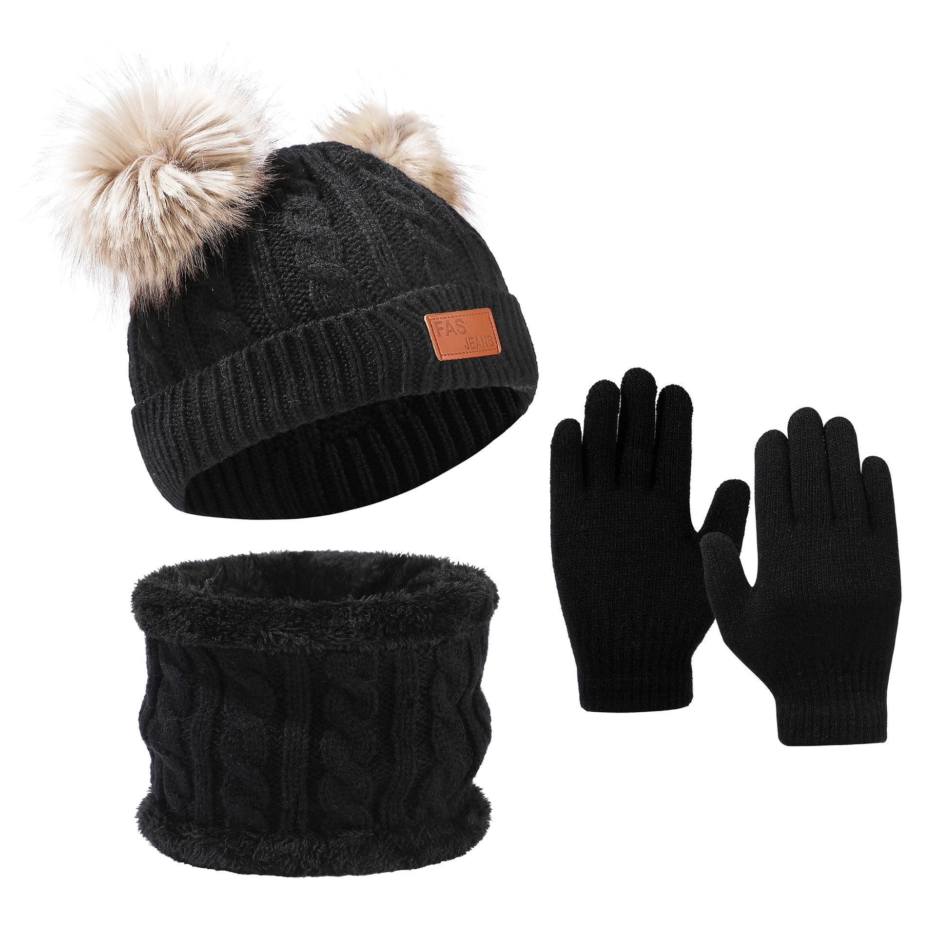 Kid's Casual Simple Style Solid Color Wool Cap display picture 5