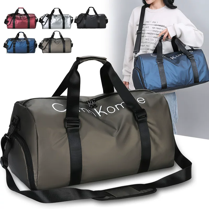 Capacious sports bag, trend fashionable travel bag, shoulder bag, shoes, luggage suitcase, storage bag