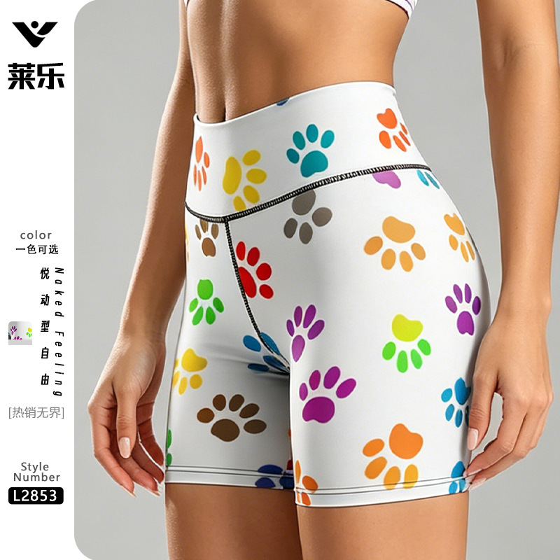 Popular Foreign Trade Printed Yoga Pants, Naked-Feel Cycling Fitness Shorts, Summer Outdoor Sports Shorts for Women Popular Foreign Trade Printed Yoga Pants, Naked-Feel Cycling Fitness Shorts, Summer Outdoor Sports Shorts for Women