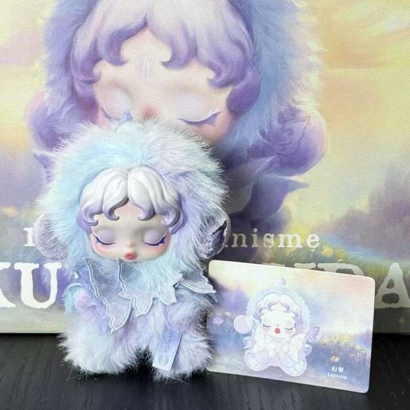 POPMART泡泡玛特SKULLPANDA光织园系列SP搪胶毛绒公仔挂件盲盒|undefined