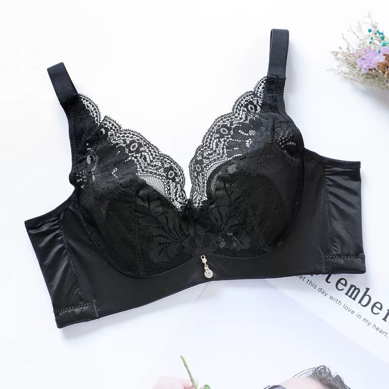 Sexy Lace Rabbit Ears Thin Comfortable Soft Steel Ring Bra Push-Up Adjustable Breast-Retracting Women's Intimates 008