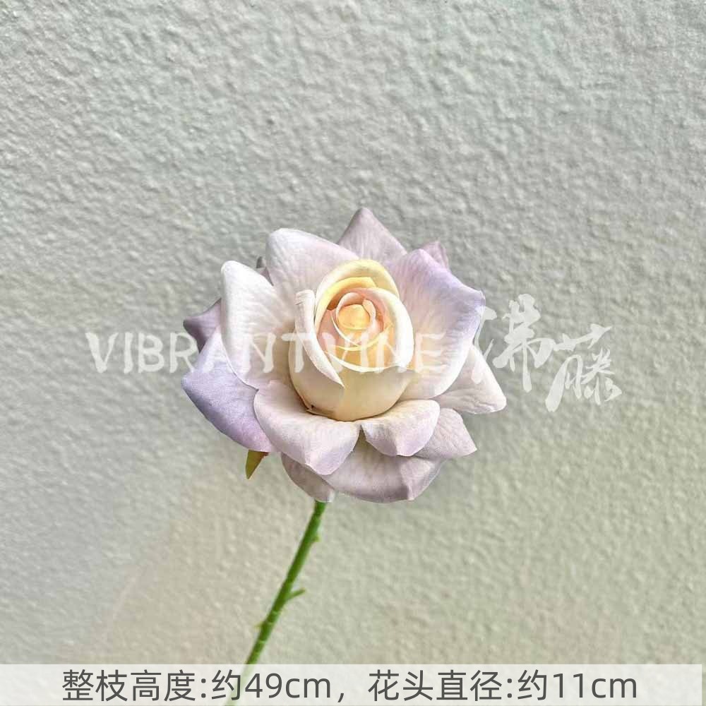 Púrpura de la boda flor artificial salón de bodas Camino de plomo techo arreglo floral Hotel Bienvenido arco piso decorativo flor artificial