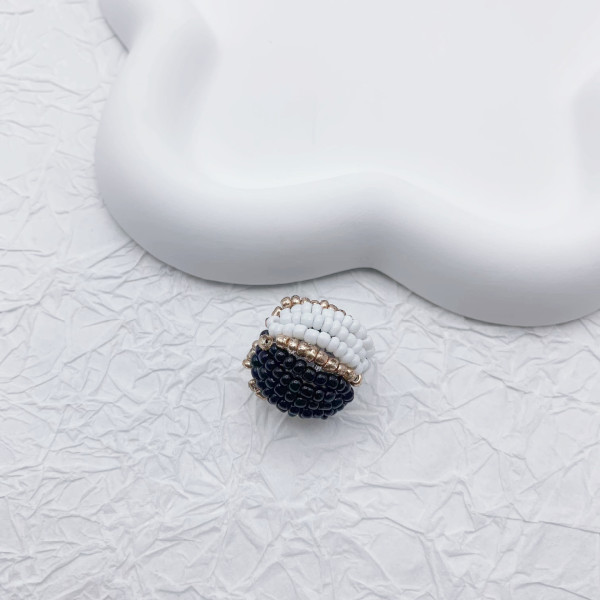 Creative woven beads handmade with zircon