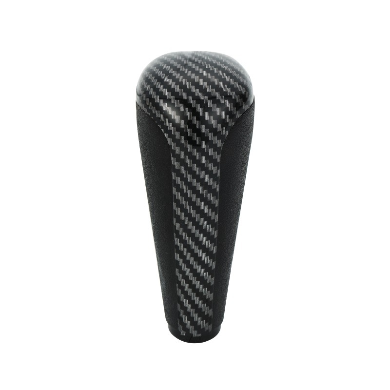 Adecuado para Peugeot Citroen, cabezal de transmisión automática, accesorios personalizados para coche, balón de mano de cambio con patrón de fibra de carbono