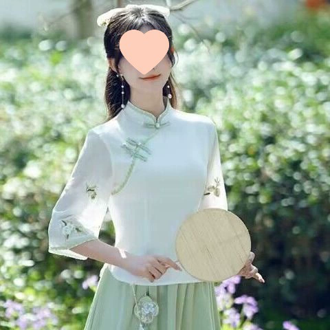 Cheongsam, set, Hanfu, Chinese style