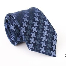 条纹蓝色蚕丝真丝领带领带商务正装8CM条纹纯色波点男士