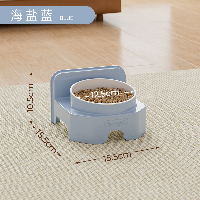 简约宠物碗饮水喂食双碗防打翻猫碗狗碗加深防溅水猫咪宠物用品|undefined