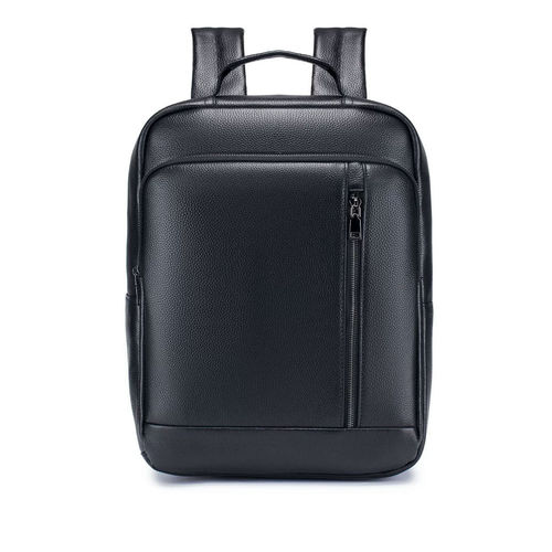 Genuine leather backpack for men, versatile for business commuting, large capacity, multifunctional genuine cowhide 15-inch high-end computer backpack