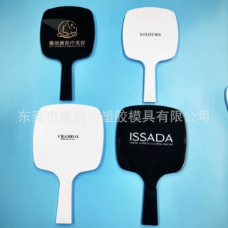 厂家高级化妆镜LOGO定制网红简约随身便携化妆品工具商务礼品镜子