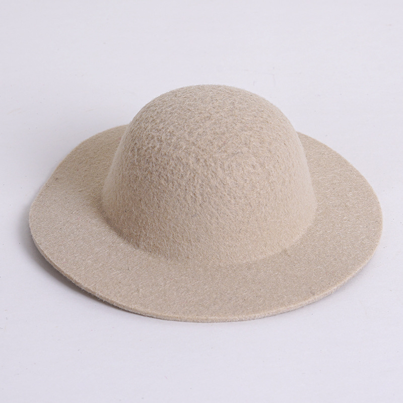 Labu nuevo sombrero de feltero abierto sombrero de cúpula sombrero accesorios de moda sombrero mini sombrero muñeca