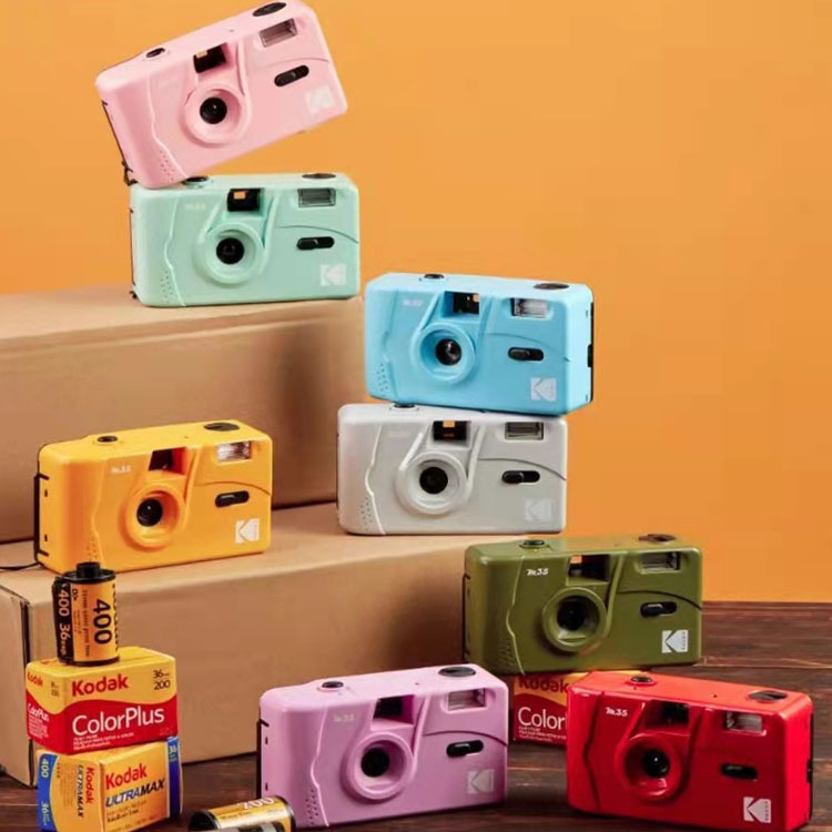 Auténtico Kodak M35 película de cámara tonta estudiante máquina de película retro para enviar a su novia nicho regalos prácticos