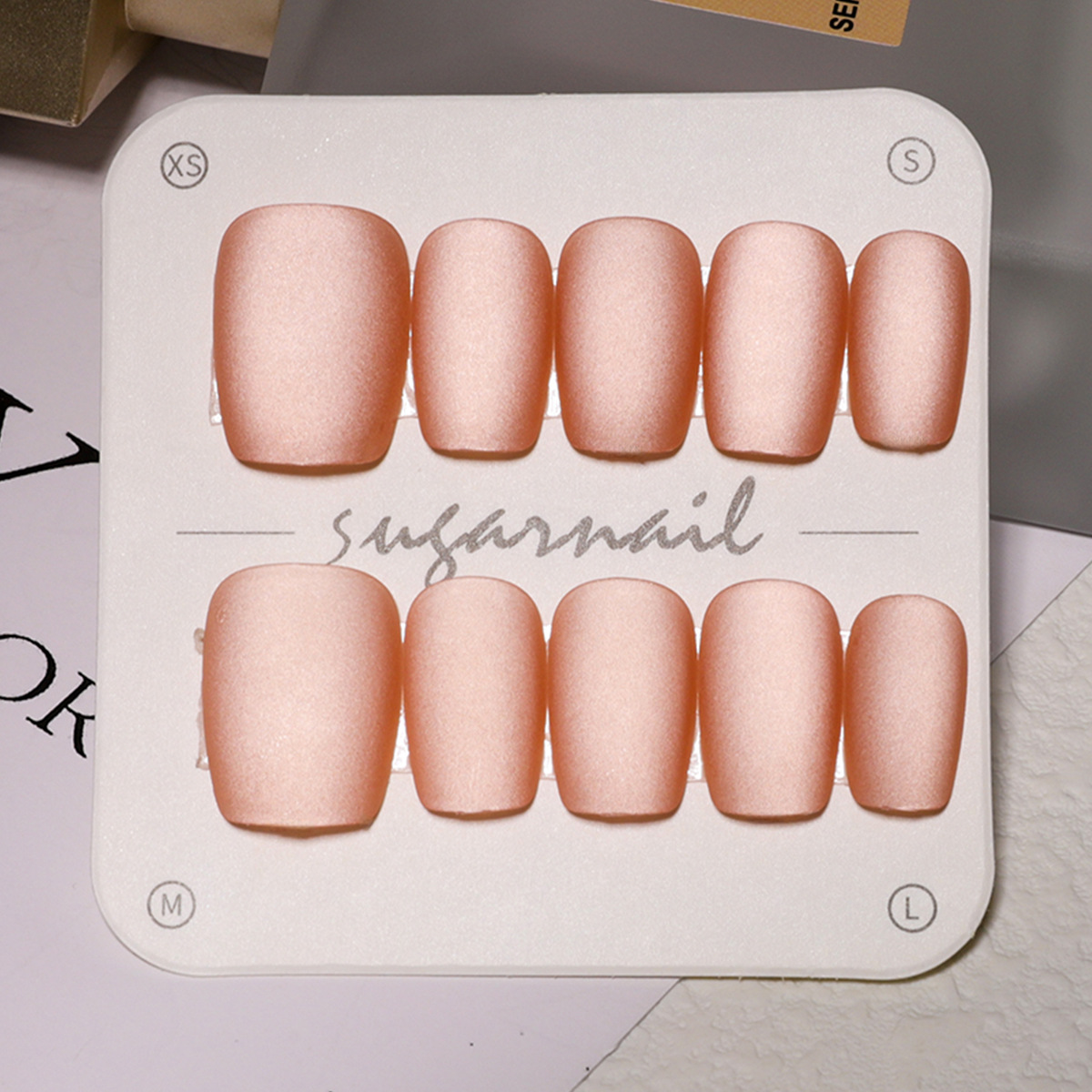 Manicure nuevo cristal ojo de gato usar uñas de alta calidad manuales manicure piezas de 10 piezas empaquetadas decodificación usar uñas al por mayor