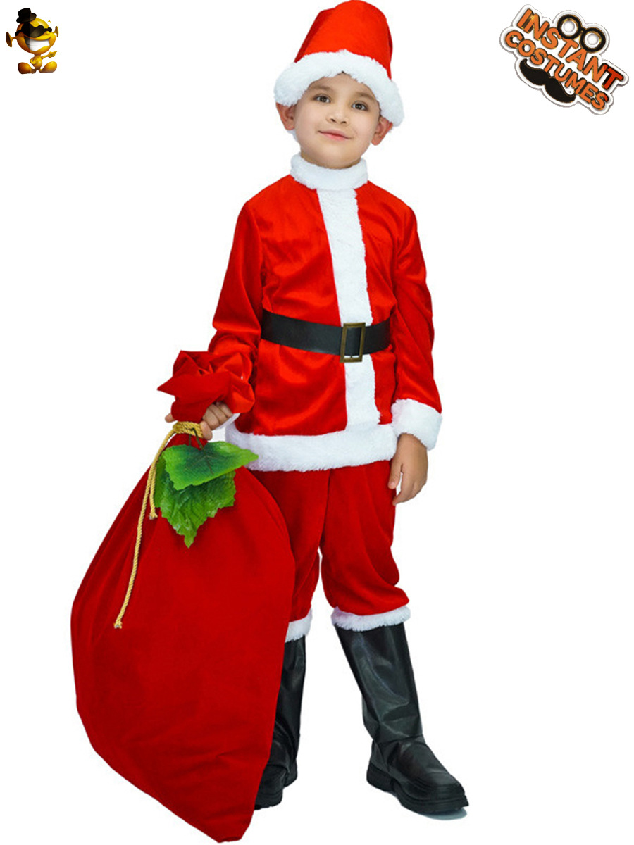 Traje de Navidad para niños traje de cosplay de Navidad para niños traje de rendimiento de etapa de Navidad