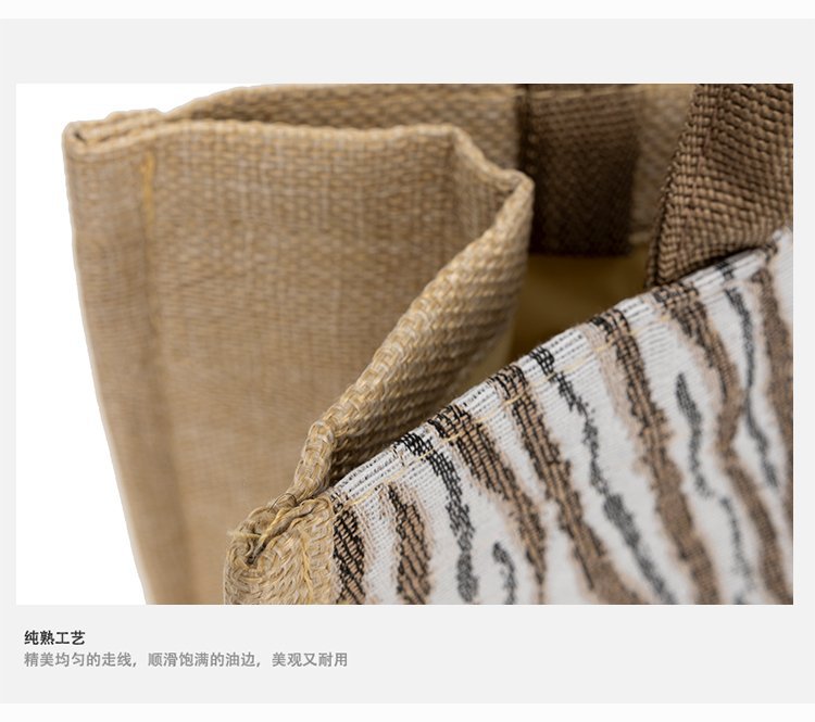 Large-capacity commuting handbags, cross-border bestsellers, hand-carried tote bags, ins linen texture single-shoulder tote bags undefined