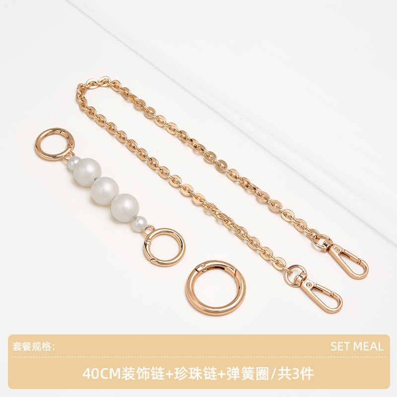 Pearl chain + 40cm decorative chain