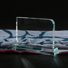 空白水晶白胚UV打印影像耗材水晶屏风玻璃摆件毕业照片水晶摆台