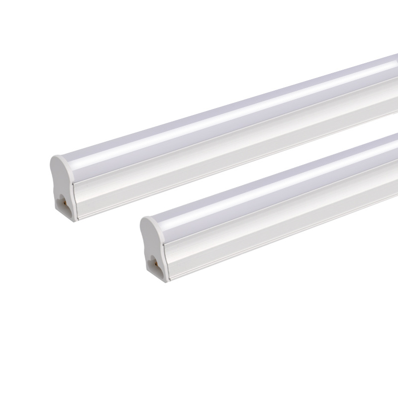 LED integrado T5 tubo de luz 1.2m 18w aluminio de plástico ahorro de energía luz fluorescente sala de exposiciones garaje soporte de lámpara de ingeniería tubo de luz