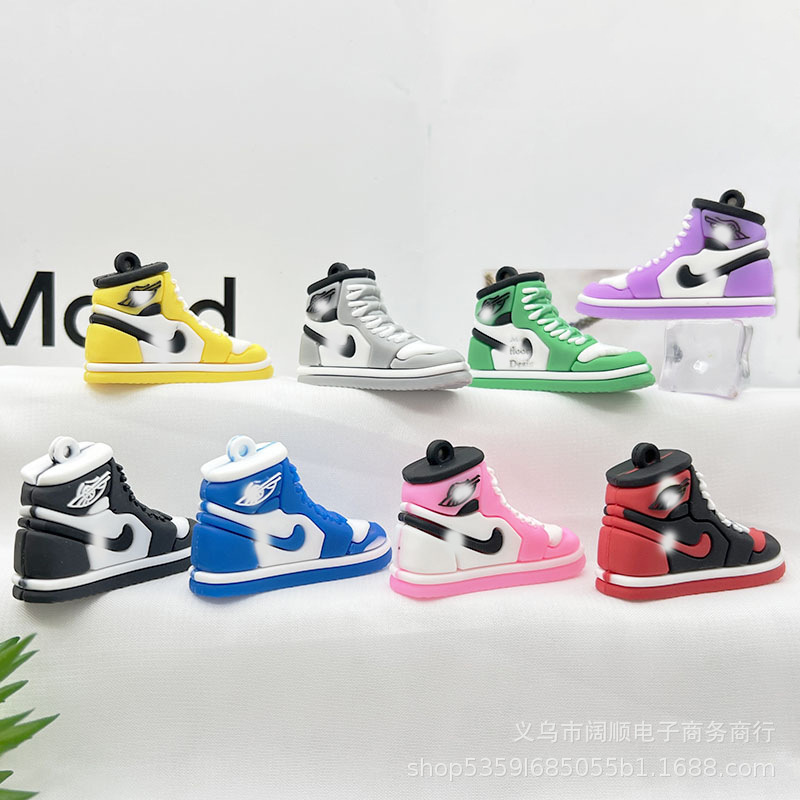 Simulated Aj Shoe Keychain Doll Pendant Nike Keychain Pendant Export Classic Basketball Shoe Keychain