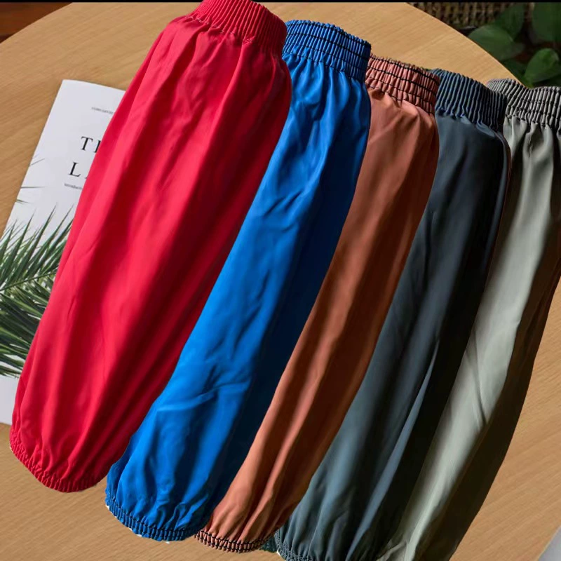 Кожаные водонепроницаемые и маслостойкие защитные рукава для мужчин, защитные рукава от грязи для взрослых, рабочие рукава для женщин, зимние защитные рукава из полиуретана для кухни