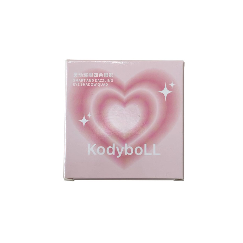 KodyboLL灵动耀眼四色眼影碎钻银河星空眼妆氛围感细闪珠光眼影盘|undefined