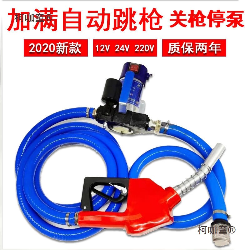 抽油泵正反转电动加油机抽液柴油泵12伏24V220V煤油家用自麦太保