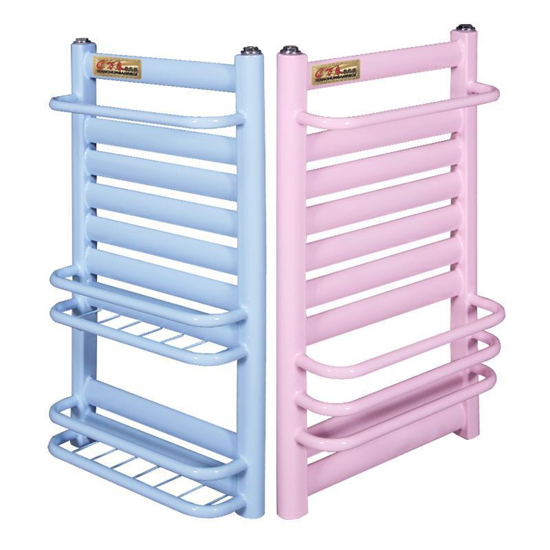 暖气片卫浴卫生间专用钢制小背篓暖气片散热器家用毛巾杆置物架厂