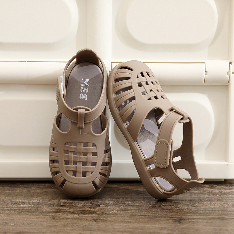 Nuovi sandali spagnoli per bambini Igor Stesso stile Baotou Sandali casual per ragazzi Scarpe in gelatina per ragazze con suola morbida_voghion.com