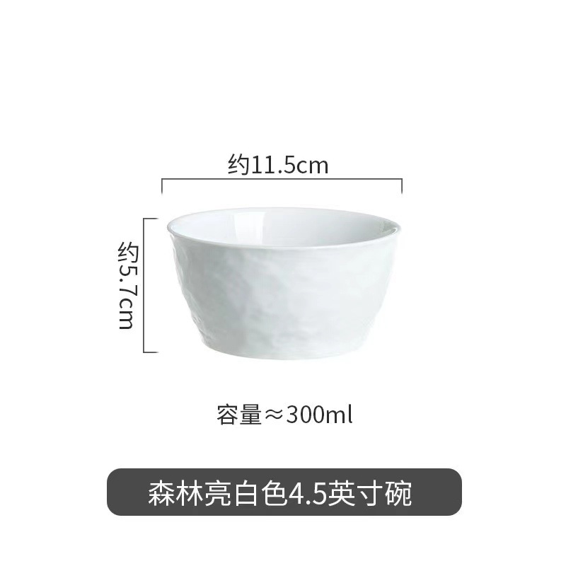 Vajilla de cerámica estilo crema, tazones y platos para sopa