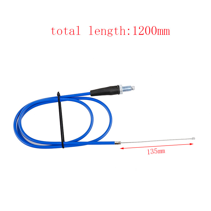 Off-Road Motorcycle Reinforced Colorful Straight Throttle Cable Cqr Wave Speed Cabbage M4M7 Guizun T4 High Race Cable