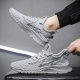 Flying woven sneaker summer breathable mesh running shoes Wenzhou in stock wholesale men's shoes street daily travel shoes
